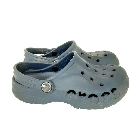 Crocs Clogs Kids Slip On Comfort Shoes Blue Boys 12/13 Water Shoe Summer - Picture 3 of 8